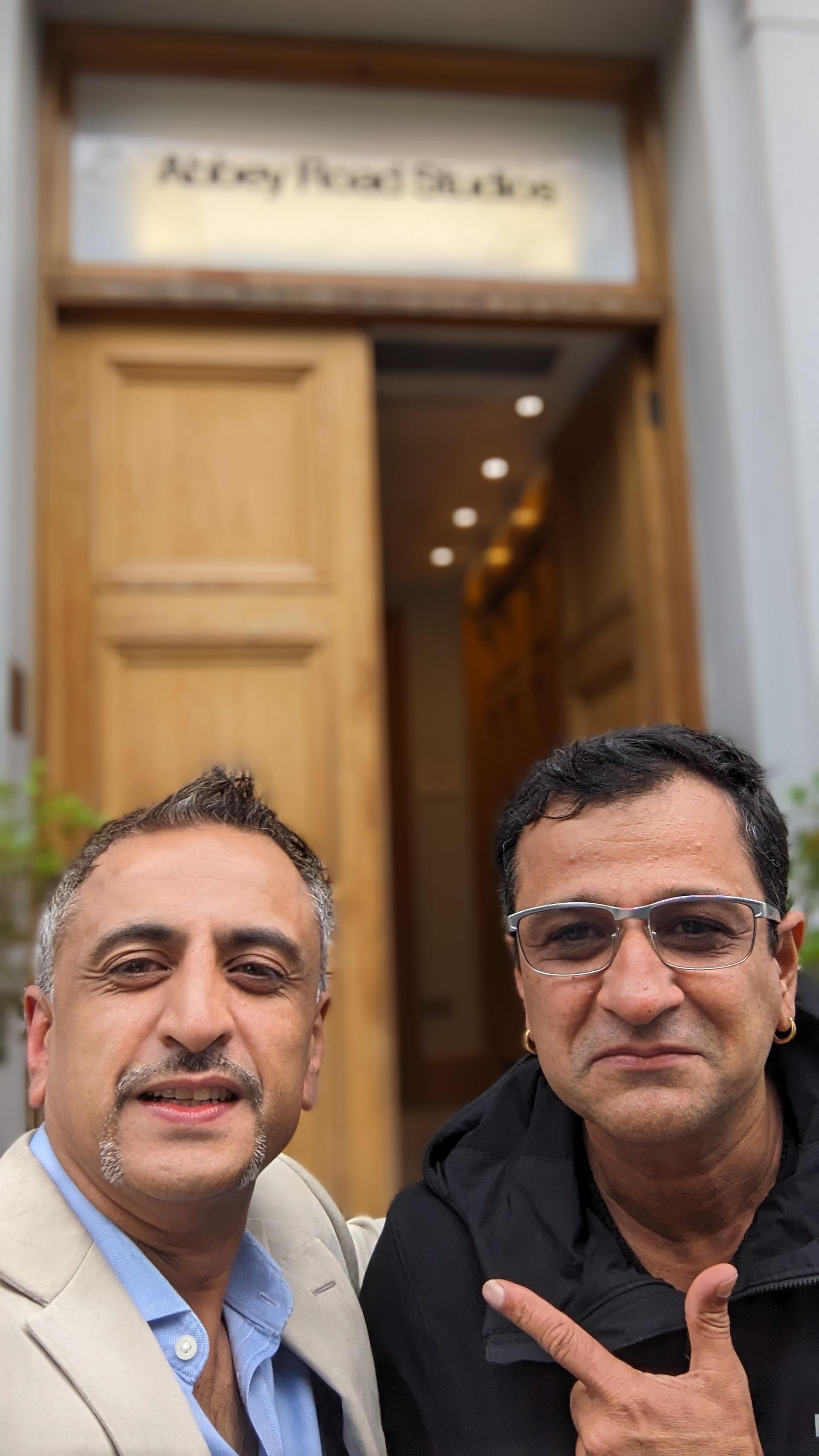 At Abbey Road with Tannay Gajar
