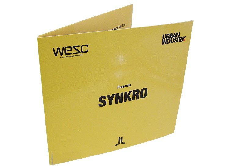 4 panel wallet with CD