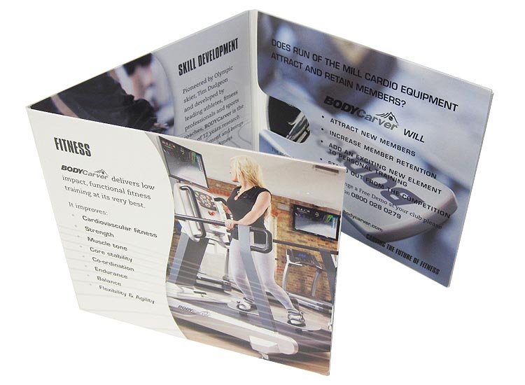 6 panel printed card wallet