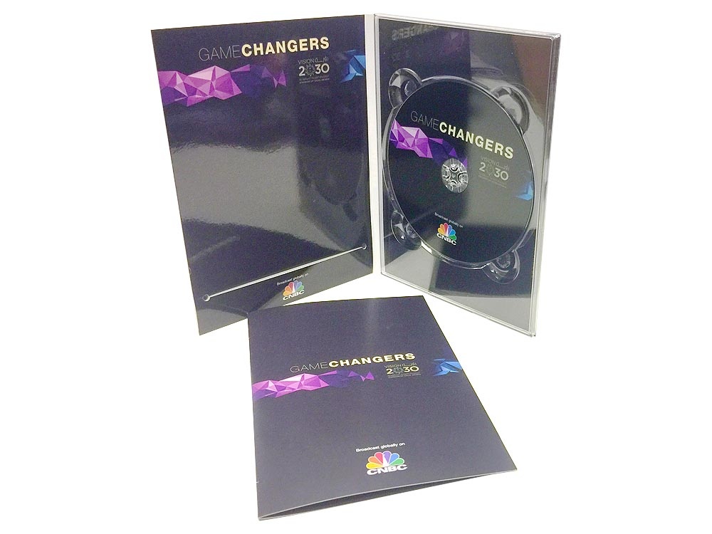 4 panel DVD digipack with booklet insert