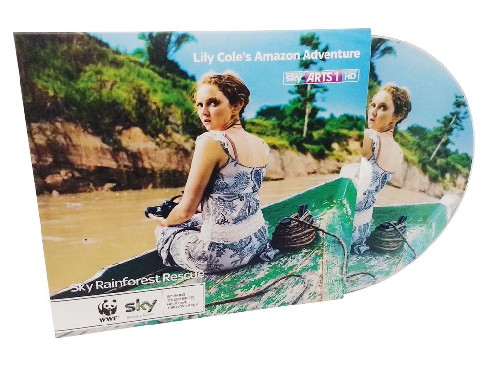 Lily Cole DVD in printed card sleeve