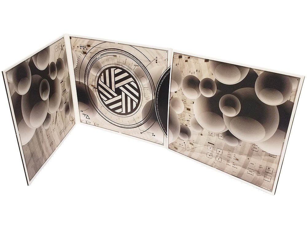 6 panel printed card wallet & digifiles matt lamination