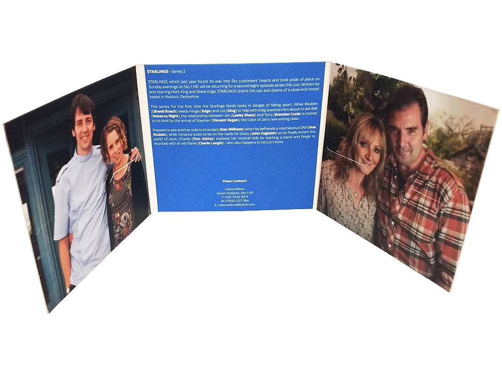 DVD in 6 panel wallet Sky Starlings