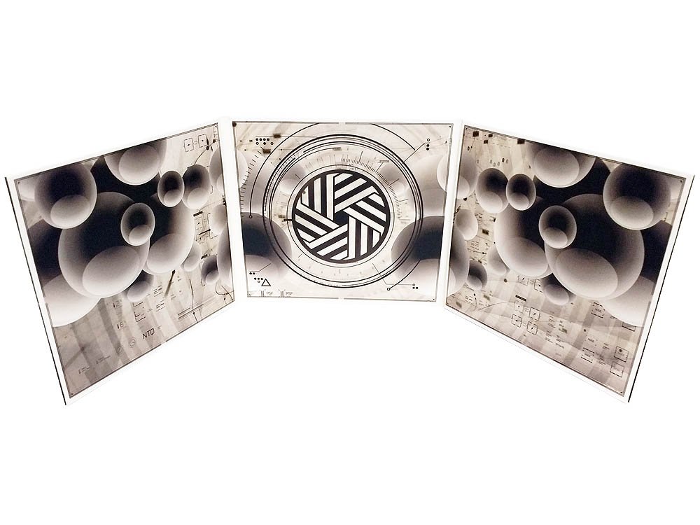 6 panel printed card wallet & digifiles disc centre