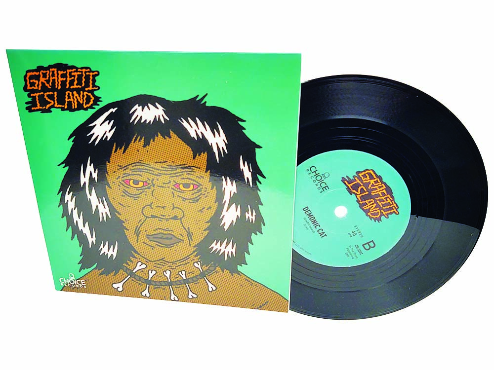 Printed 7 inch sleeve with vinyl and full colour labels